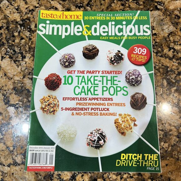 Lot Of 4 Taste Of Home Back Issues Recipes Magazines 2012 3 Holiday Magazines - Picture 7 of 11